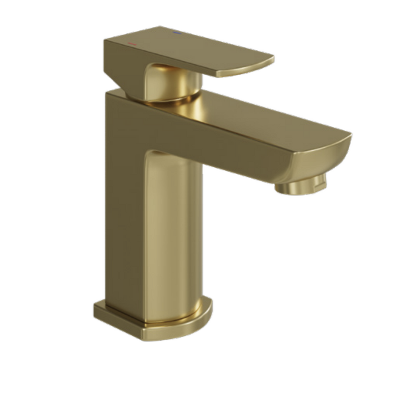 Pureform Basin Mixer & Waste
- Brushed Brass