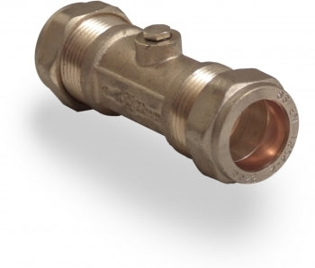 Check Valve Double Brass 28Mm