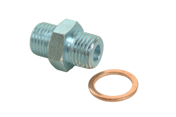 Hex Nipple Male 1/4 Bsp Oil Line Union