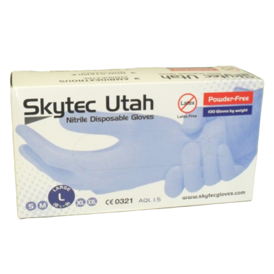 Gloves Nitrile Large 100
Blue Powder Free Ans92670