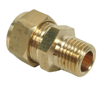 Compression Couple Male C X Mi - 10Mm X 1/4'