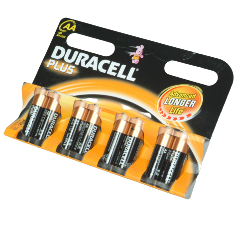 Duracell Plus Aa Lr6 Batteries
- 8 Pack