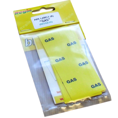 Pipe Label - Gas 8