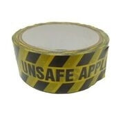 Tape "Unsafe Appliance" 38Mm X
33M  Yellow/Black
