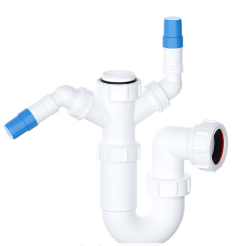 Viva Sanitary 40mm Sink
Trap With Twin 135 Nozzles