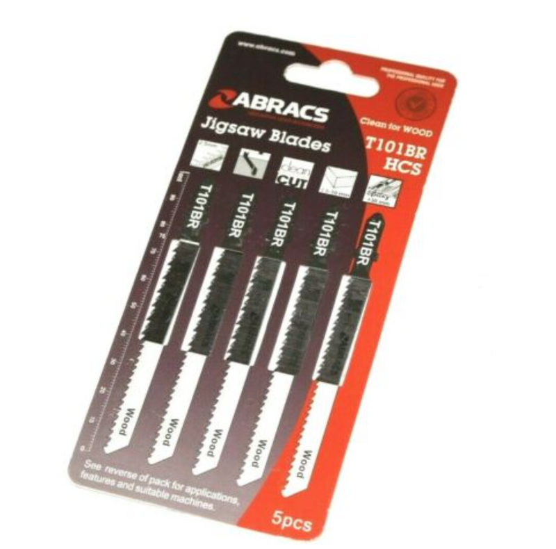 Abracs Jigsaw Downstroke Wood 5Pck