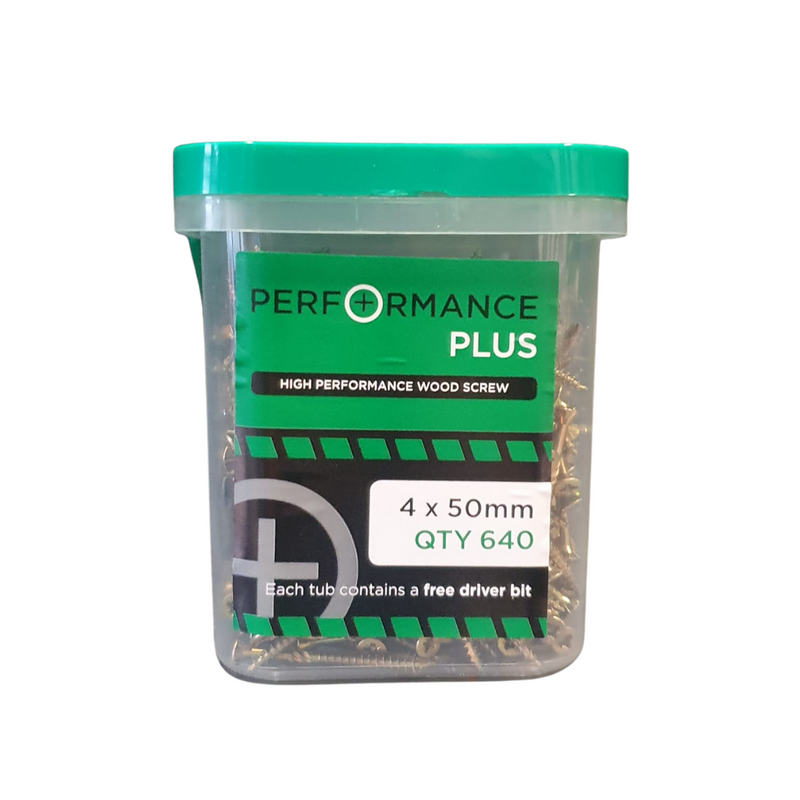 Samac Performance Plus
4 X 50Mm Wood Screw 640