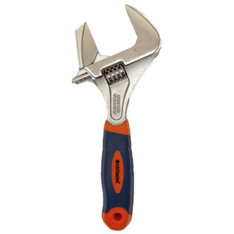 Krobahn Reversible Wide Jaw
Adjustable Wrench 10"