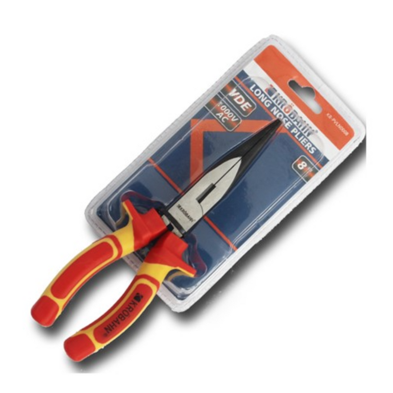 Krobahn Vde Long Nose Pliers 8"