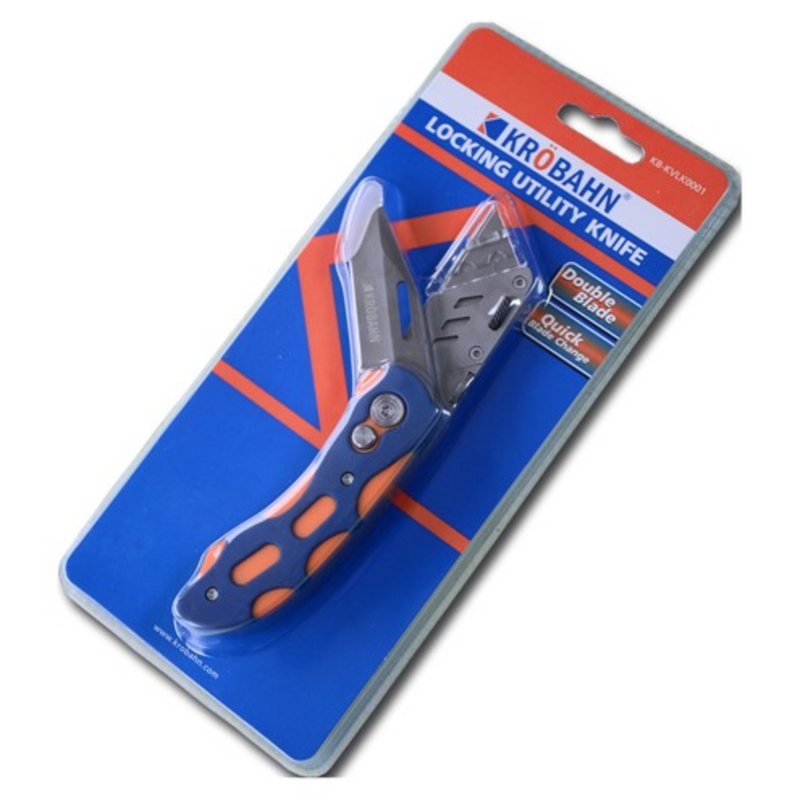 Krobahn Folding Locking Knife
Dual Blade - 18Mm