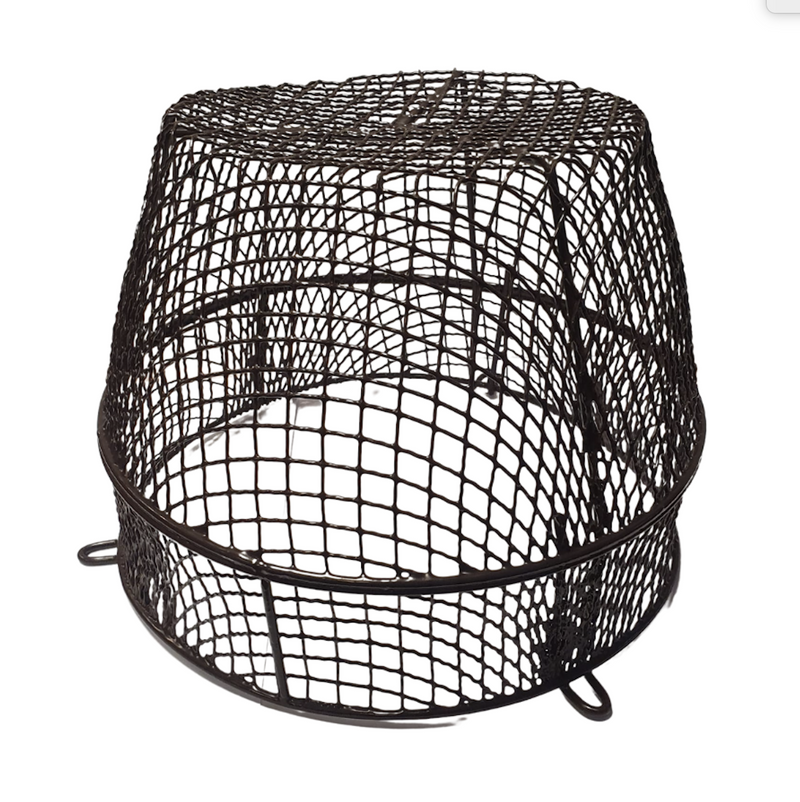 Terminal Guard Round Brown Plastic Coated