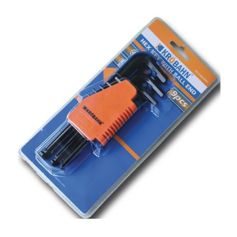 Krobahn Hex Key With Ball End
1.5Mm-10Mm