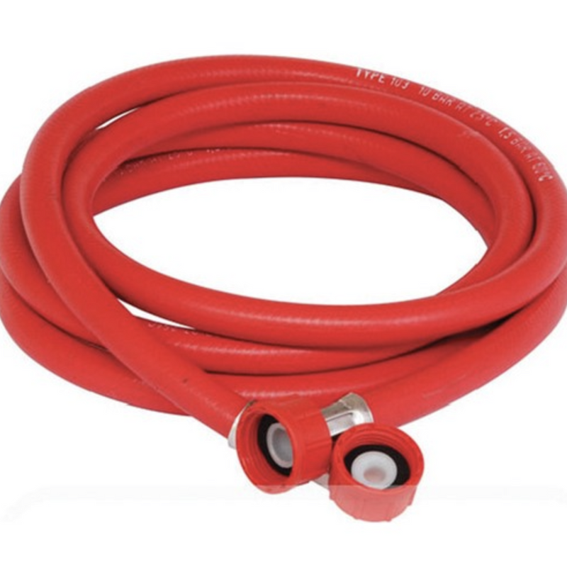 Washing Machine Hose 1.5M Red