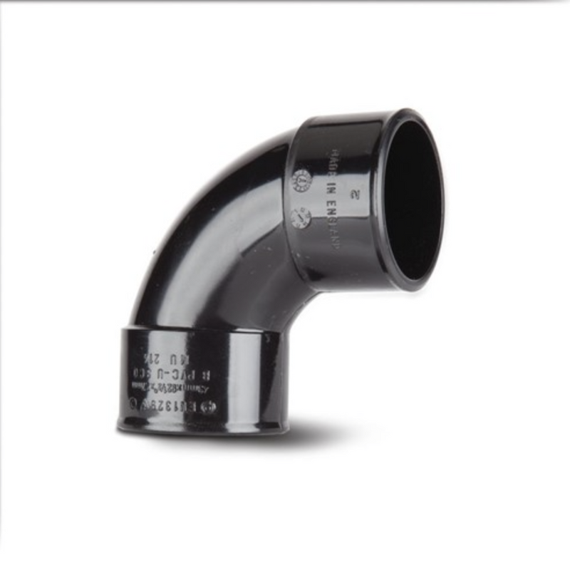 Solvent Weld Waste
40Mm 90.25Deg Knuckle - Black