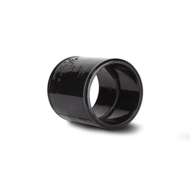 Solvent Weld Waste 40Mm Coupling - Black