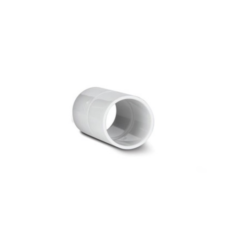 Solvent Weld 21.5Mm Overflow Coupler - White