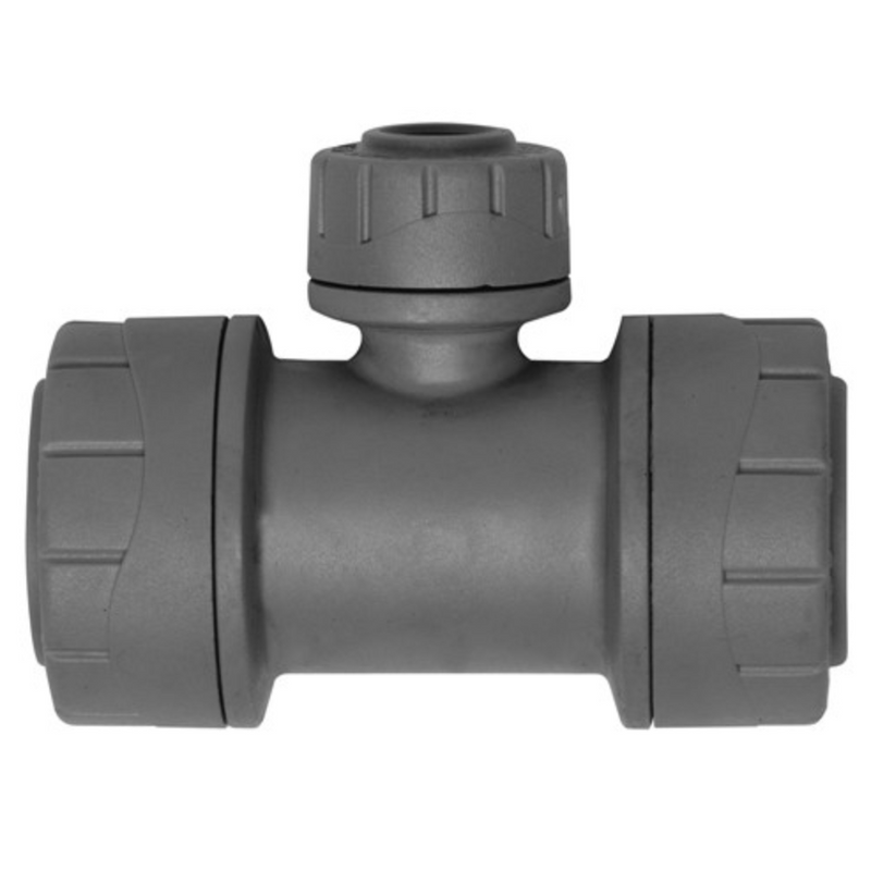 Polyplumb Pushfit Tee -
28Mm X 28Mm X 22Mm