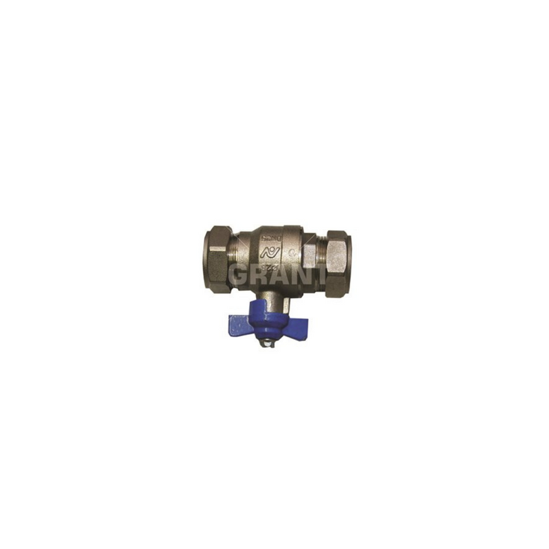Grant Isolation Valve 28Mm Blue Handle Mpcbs100