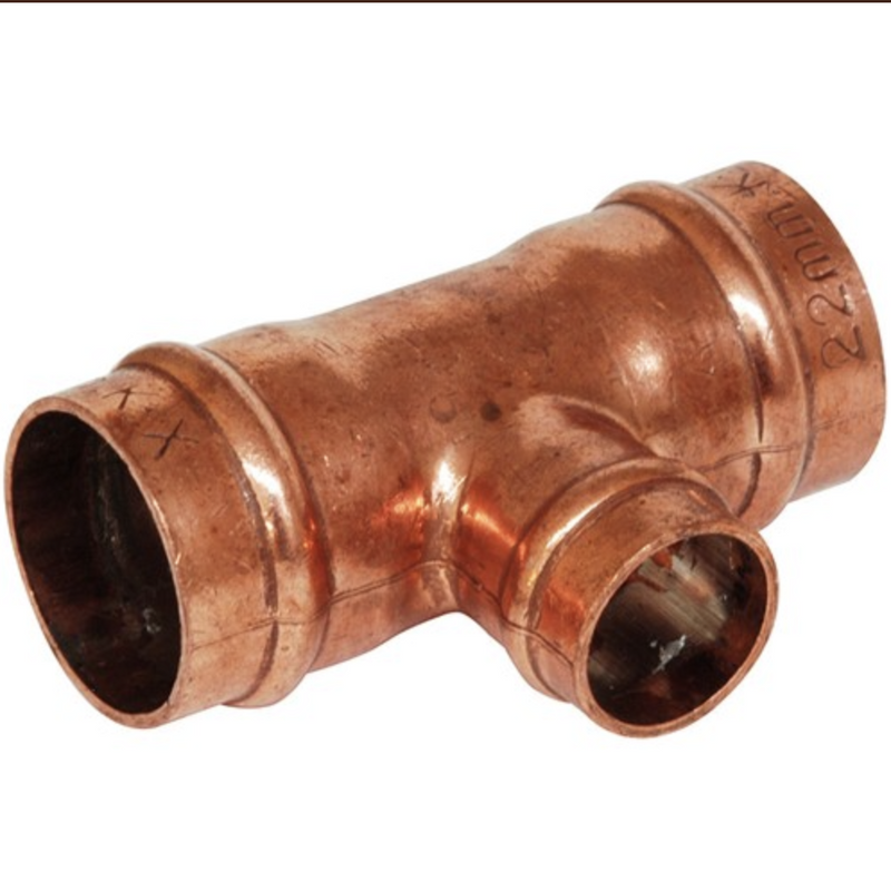 Solder Ring Reducing Tee
Branch - 22Mm X 22Mm X 15Mm