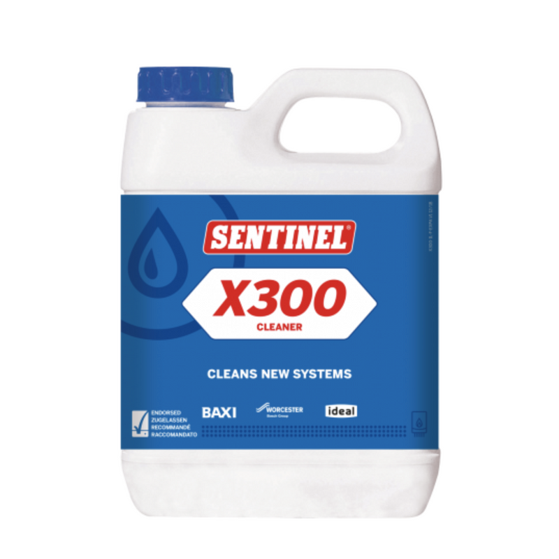 Sentinel X300 Cleaner
For New Systems 1 Ltr
