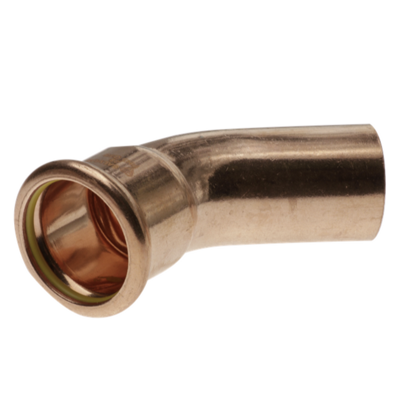 Press Fit Gas 45Deg Street
Elbow - 15Mm
