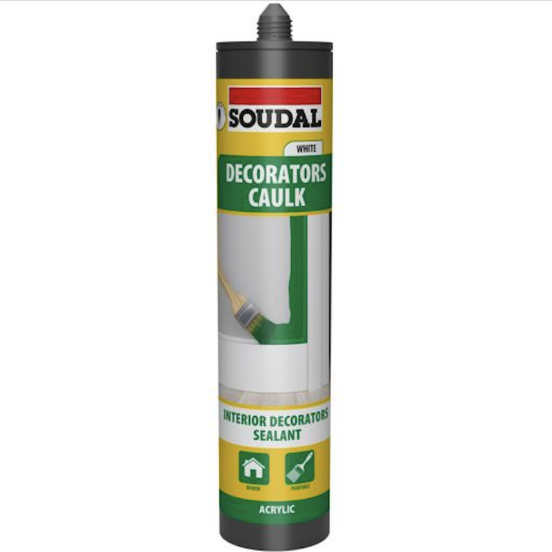Soudal Decorators Caulk White 300Ml