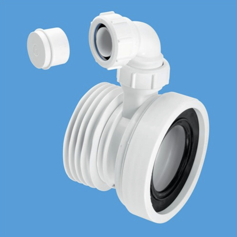 Mcalpine Straight Rigid Wc
Connector W/ Vent - Wc-Con1V