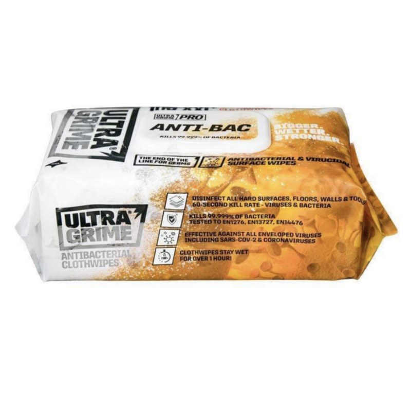 Uniwipe Ultra Grime 5930
Anti-Bac Xxxl+ Wipes 100Pk