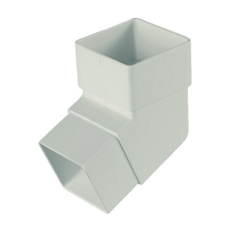 Floplast Square Offset Bend
112.5* White - 65Mm