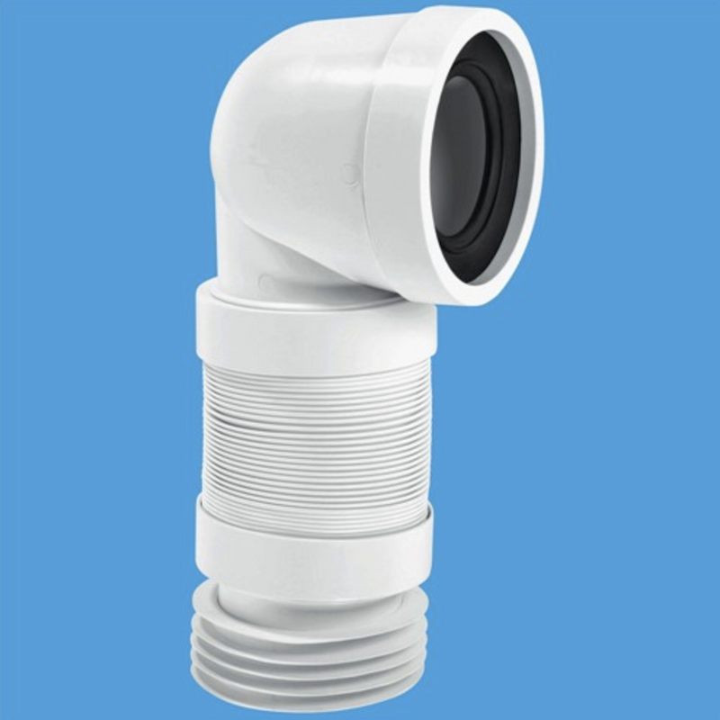 Mcalpine Flexible 90Deg Bent Pan Connector Wc-Con8F