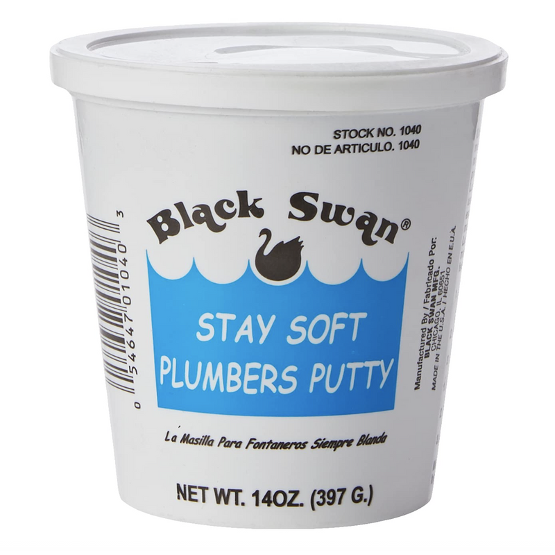 Black Swan Stay Soft Plumbers Putty - 14Oz