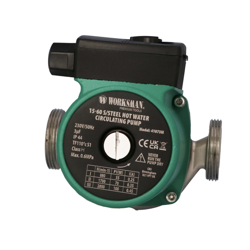 Onyx / Worksman 15-60 Hot/Cold
Domestic Circulating Pump