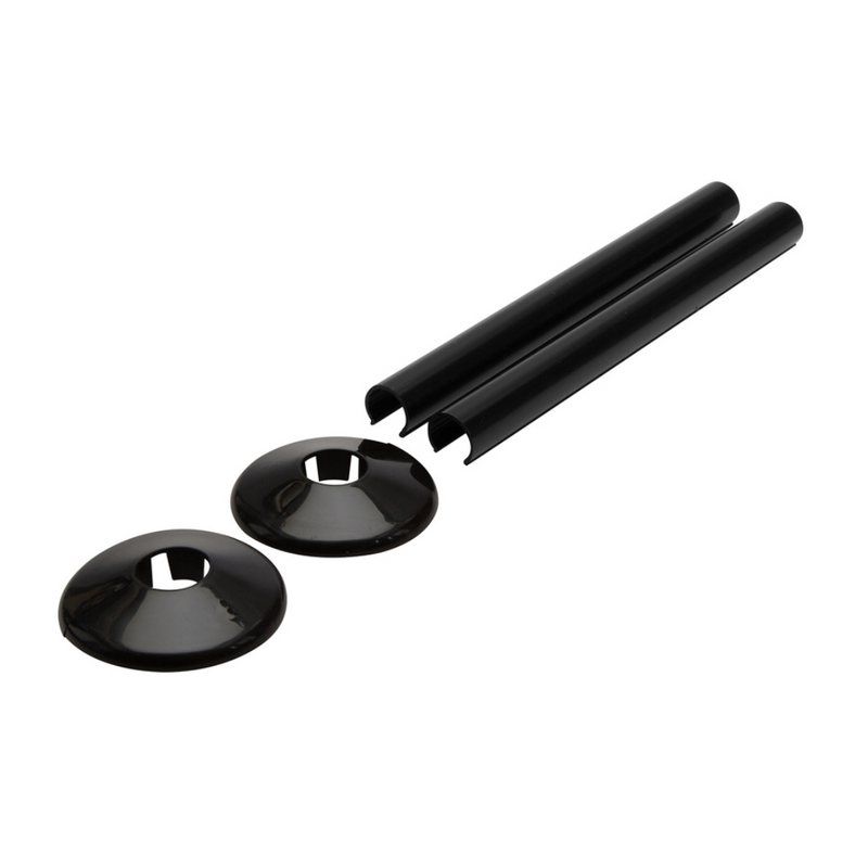 Talon Snappit Pipe Cover & Collar Black 200Mm
