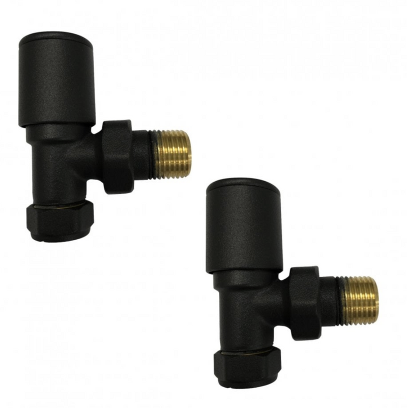 Kartell Modern 15Mm Angled
Valves Black (Pair)