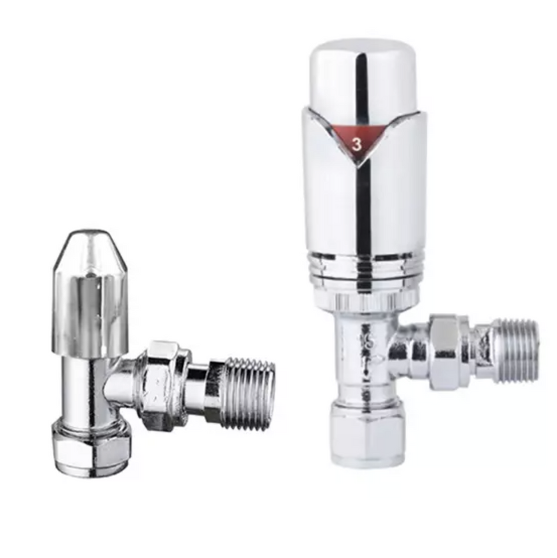 15mm Angled Trv &
Lockshield Pack Chrome