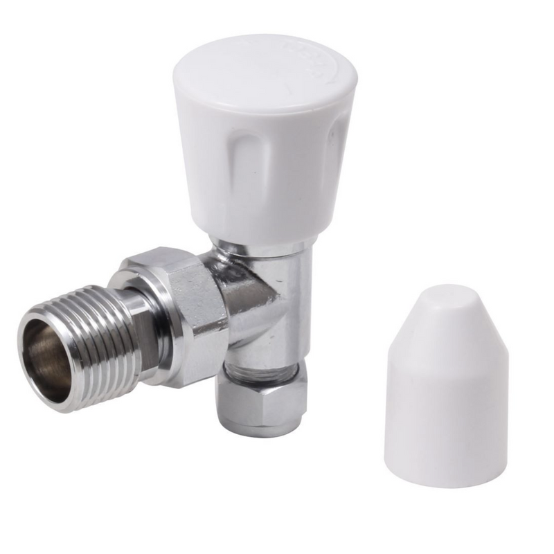 15mm Pioneer 2 Angled Radiator
Valve 15mm Nut