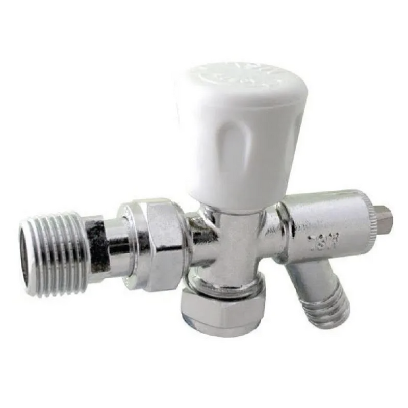 15mm Pioneer 2 Angled Radiator Valve