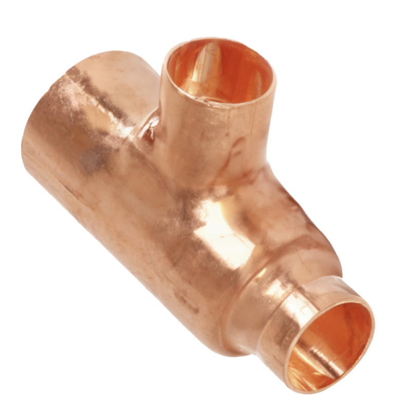 End Feed Reducing Tee - End &
Branch - 35Mm X 28Mm X 28Mm