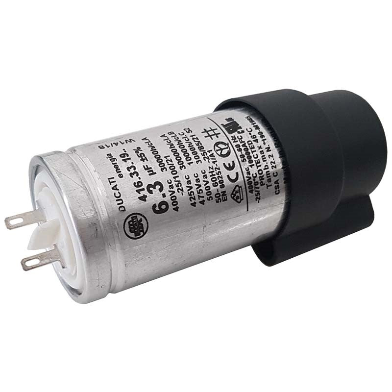 Ecoflam Capacitor 8Uf 250-300W Aeg C107/11