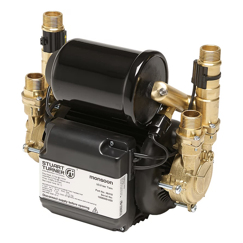 Stuart Turner Monsoon Twin
Shower Pump 2.0bar