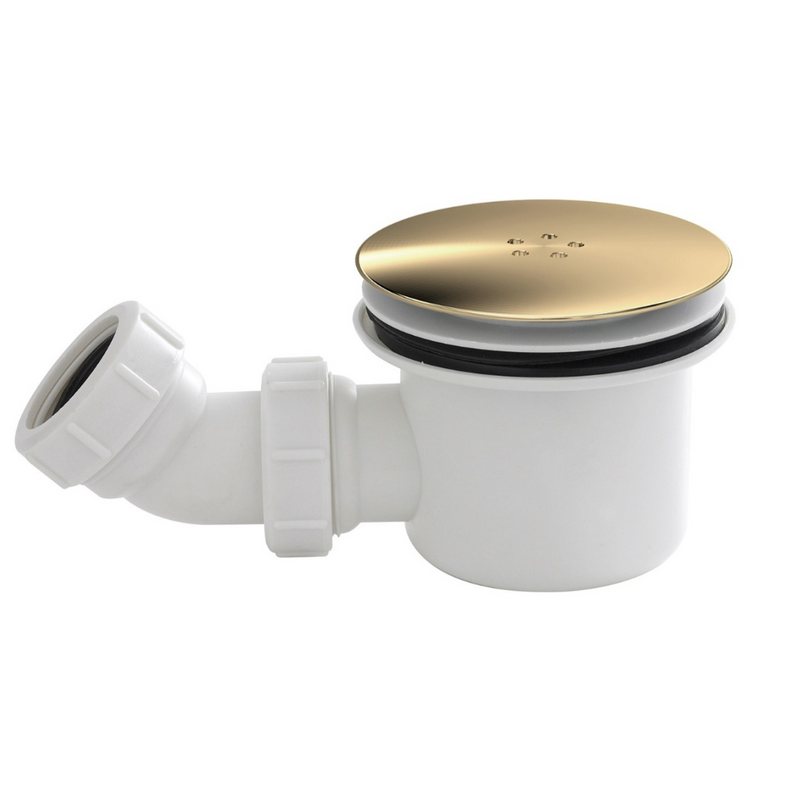 90mm Fast Flow Waste - Brushed Brass