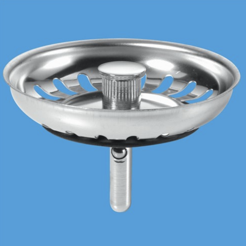 McAlpine Strainer Plug with
Stemball S/S