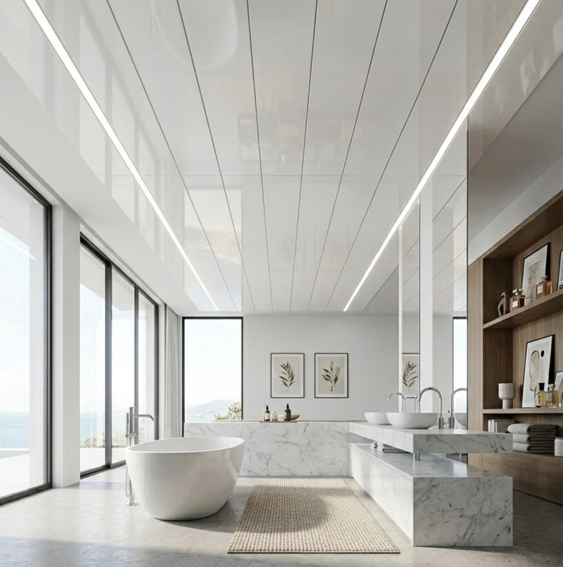 White Gloss 250mm x 2700mm x 8mm - Pack of 4