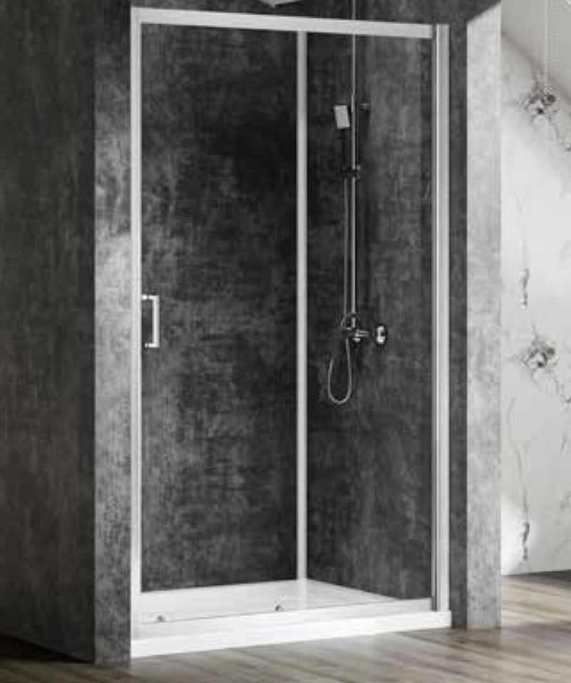 Merlyn Chrome Sliding Shower Door - 1400mm