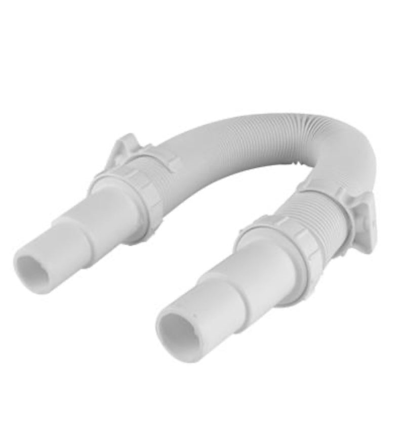 Plastic Compression 32mm /40mm Flexible Waste Pipe - 500mm to 1500mm