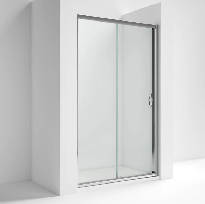 Sliding Door - 1100mm - 6mm - Chrome