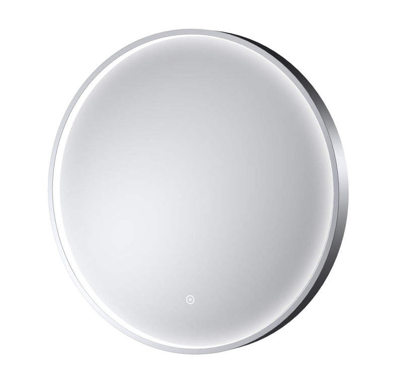 600 x 600mm Polished Chrome Inset Frame LED Mirror LQ743