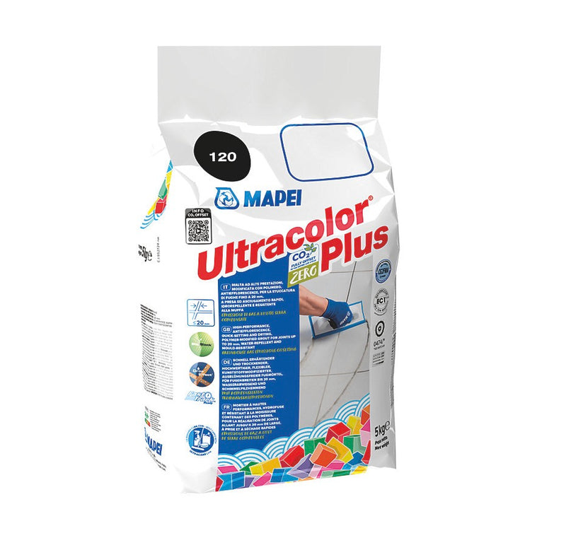 Mapei Ultracolor Plus Grout 5kg - Black