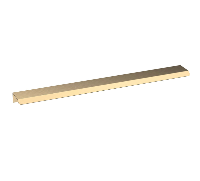 300mm Brushed Brass Finger Pull Handle