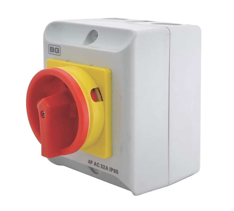 32A 4-Pole Rotary Isolator Switch